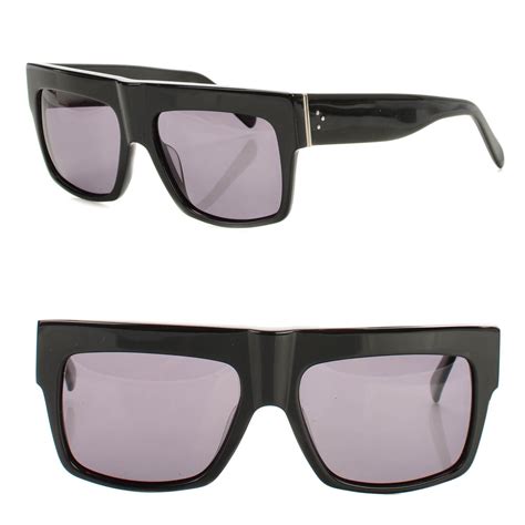 celine zz top cl 41756 black geo square sunglasses|CELINE Polarized ZZ Top Sunglasses CL 41756 Black.